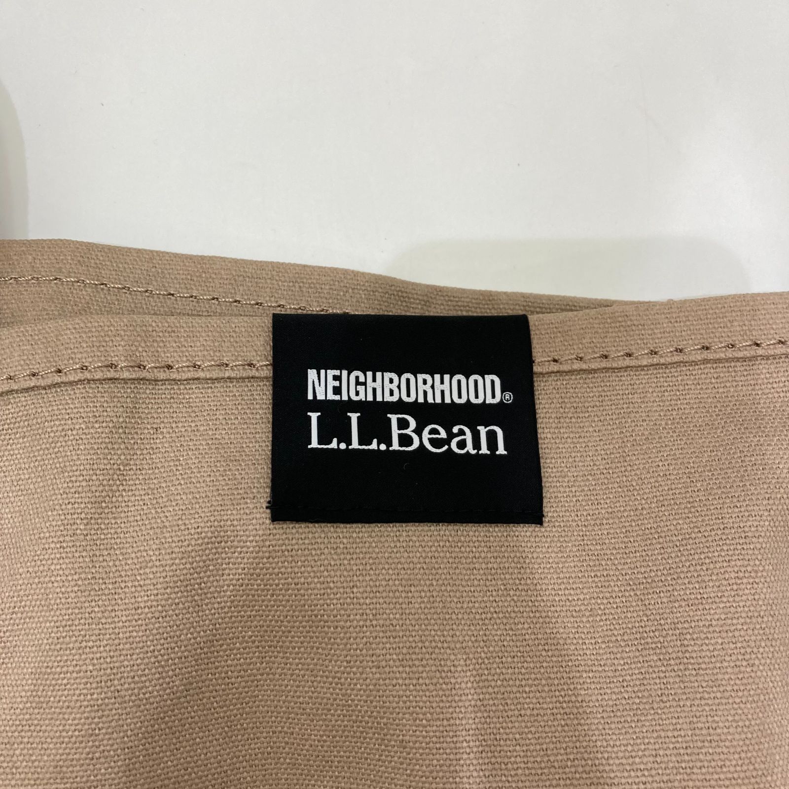 NEIGHBORHOOD NH X L.L.BEAN . GROCERY TOTE ベージュ エルエルビーン 