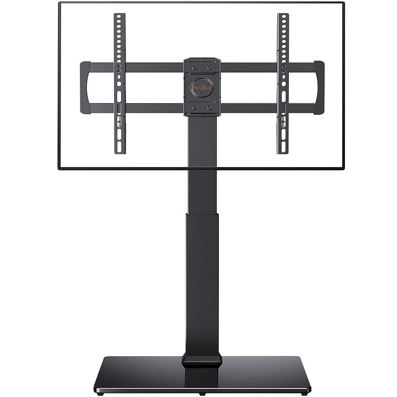 語るに足る Perlegear テレビスタンド 壁寄せ ハイタイプ テレビ台 tvスタンド 32 75インチ対応 VESA 横200～600mm 縦100～400mm 耐荷重40kg 高さ調節 左右35°首振り 家用 学校 ビジネス 病院業務用 ブラック 0