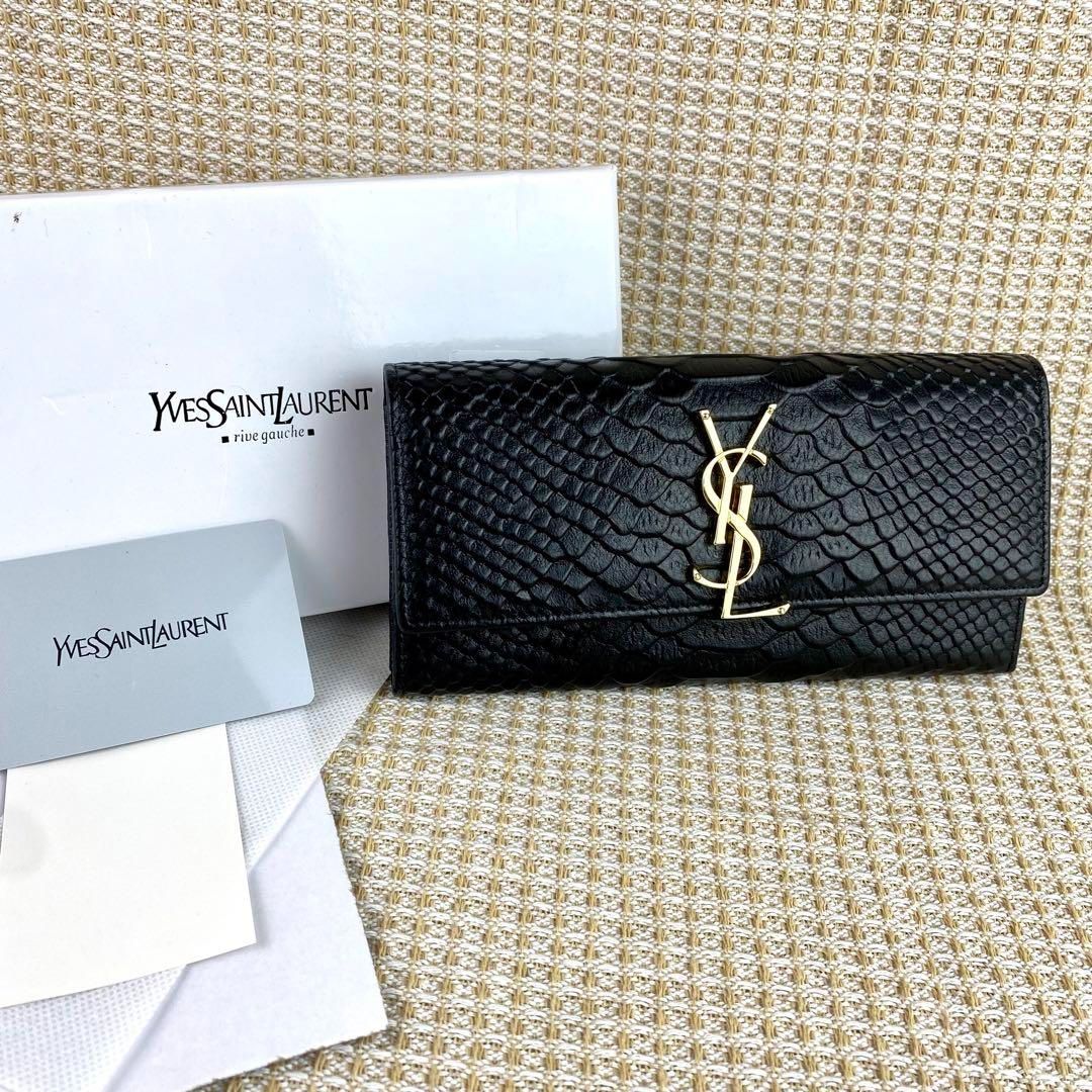 ✨新品✨正規品✨【Yves Saint Laurent】イヴサンローラン 長財布 @Cici - メルカリ