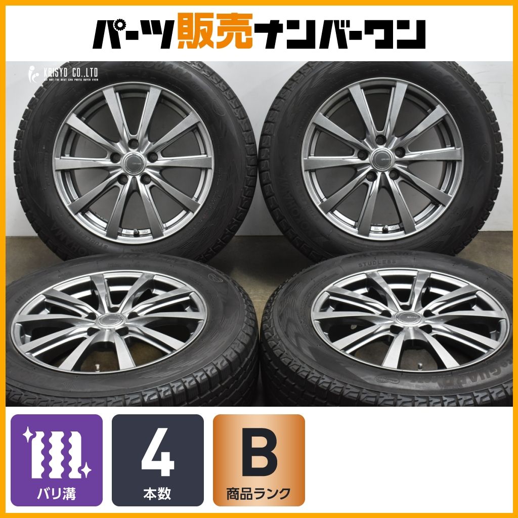 即納 2019年製 ヨコハマ アイスガードSUV G075 225/65R17 Tirado δ 17×7.0J+53 5/114.3 MG 4本 レガシィアウトバック CR-V yokohama iceguard suv g075の通販
