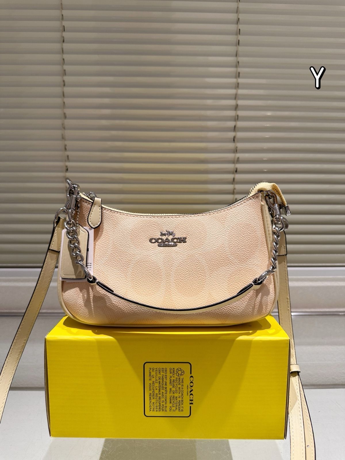 COACH TERI アンダーアーム ショルダーバッグ ホワイト 今日特価】COACH Teri ショルダーバッグ（アンダーアーム