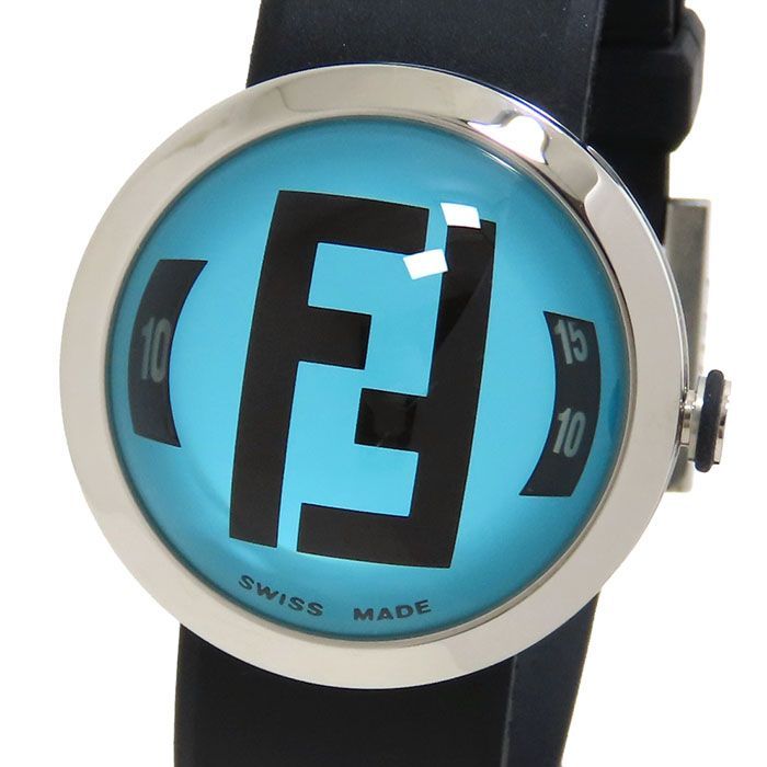 希少 FENDI フェンディ ブースラ 稼働品 ブラック ステンレススチール