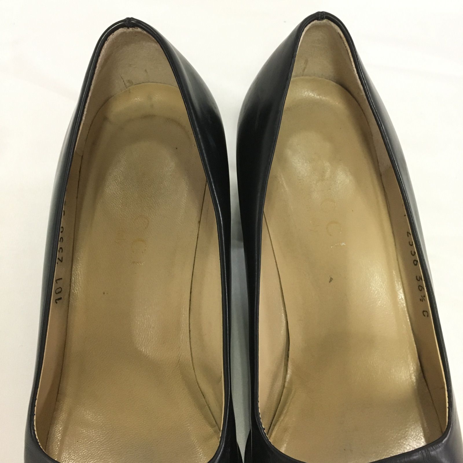 GUCCI グッチ パンプス ブラック 靴 36 1/2サイズ レディース - メルカリ
