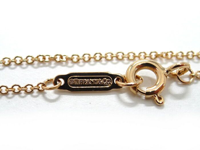 Tiffany＆Co. ネックレス ハートキー ミニ 750PG K18PG ピンクゴールド  