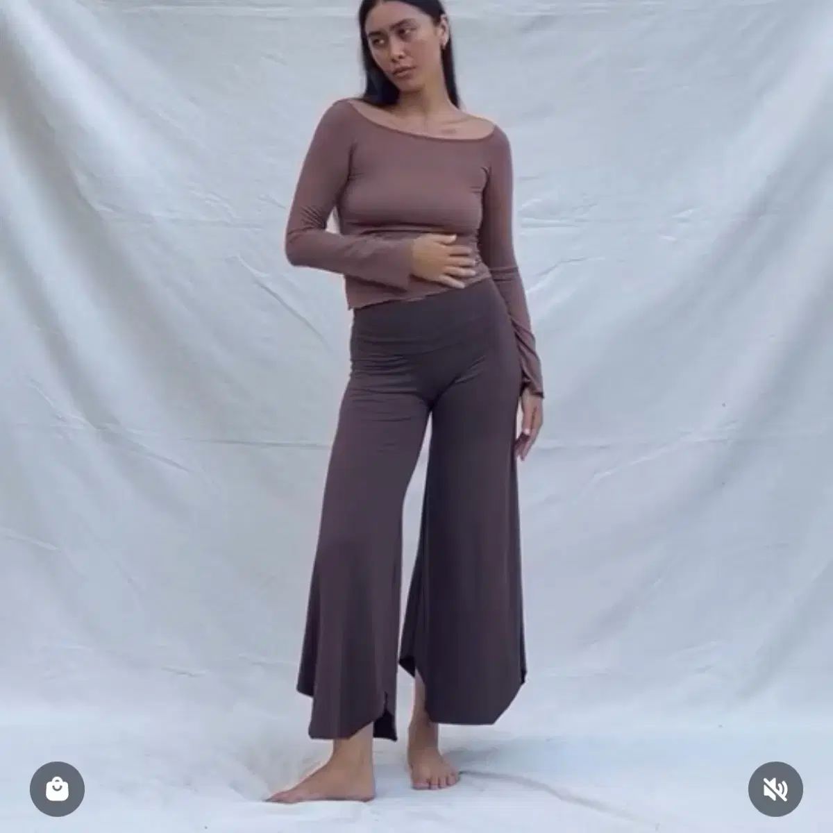 indigoluna Layla フ パープル パンツ ヨガパンツ インディゴルナ