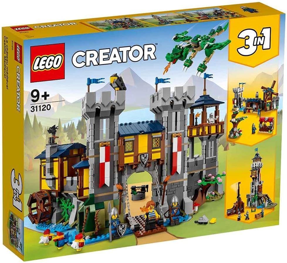 レゴ(LEGO) クリエイター エキスパート 中世のお城 おもちゃ 玩具 プレゼント 誕生日 ブロック クリスマス 男の子 女の子 子供 9歳 10歳 11歳 小学生 インテリア オシャレ 31120