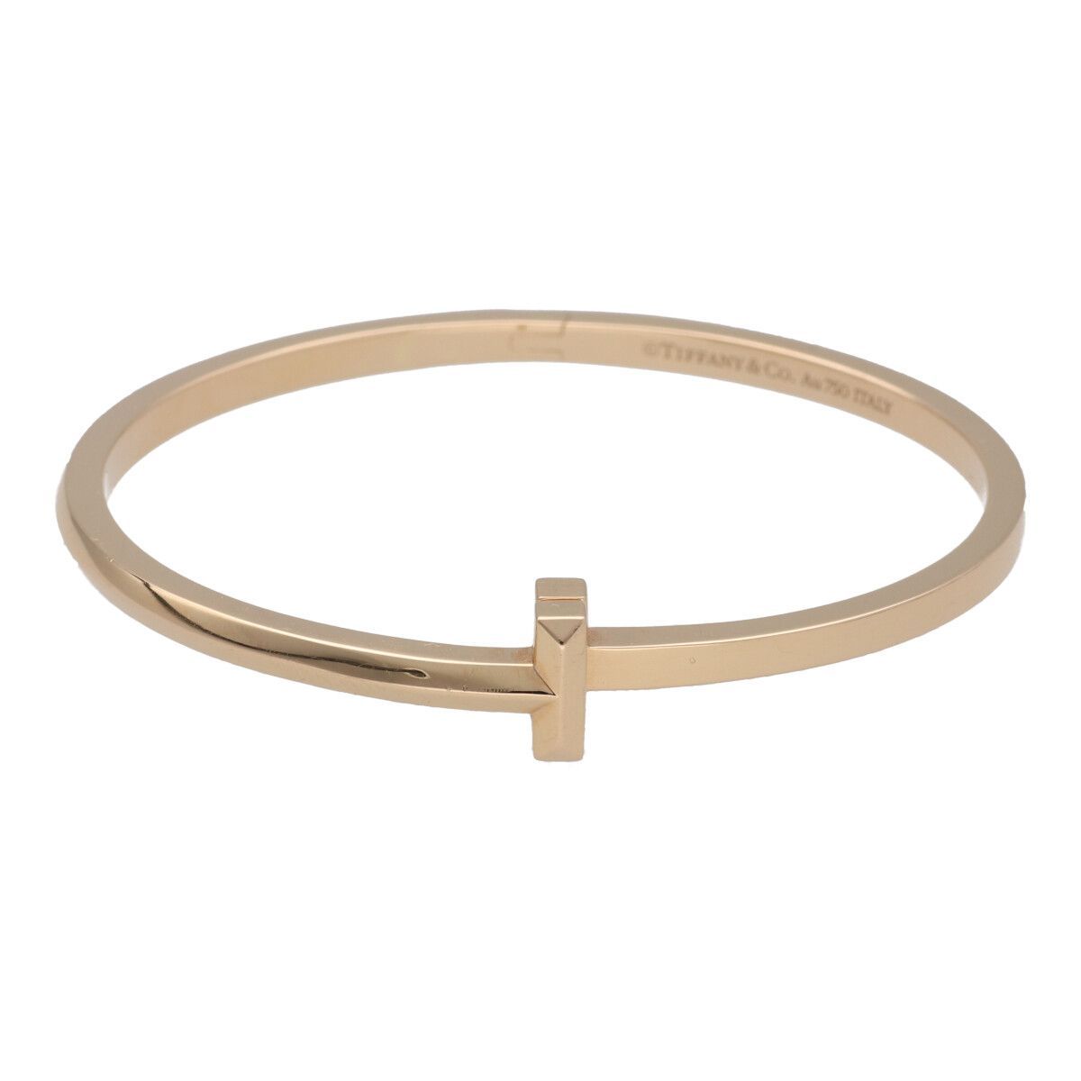 中古】 Tiffany ＆ Co. ティファニー Tワン ナロー ヒンジ