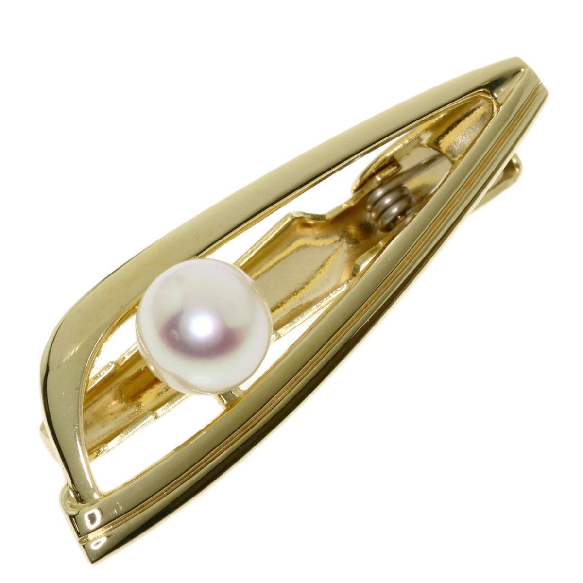 MIKIMOTO ミキモト アコヤパール 真珠 タイピン K14YG メンズ - メルカリ