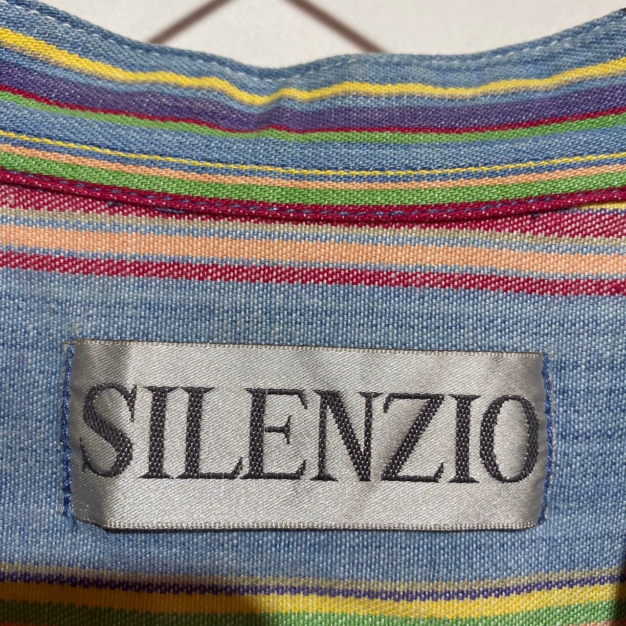 ▽3/9値下げしました▽SILENZIO 古着 長袖シャツ コットン100