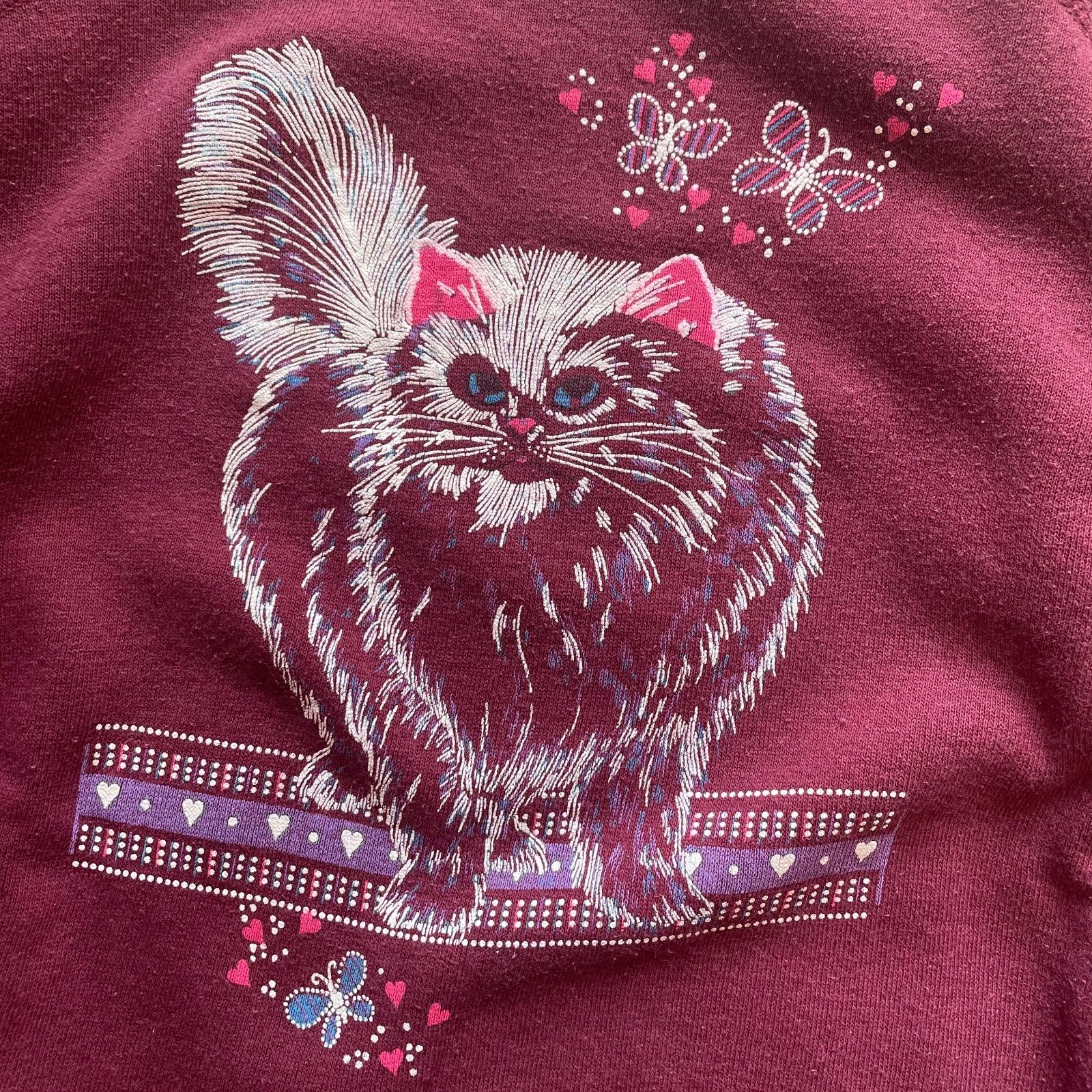 Vintage Cat Sweat 猫 ヴィンテージ スウェット - メルカリ