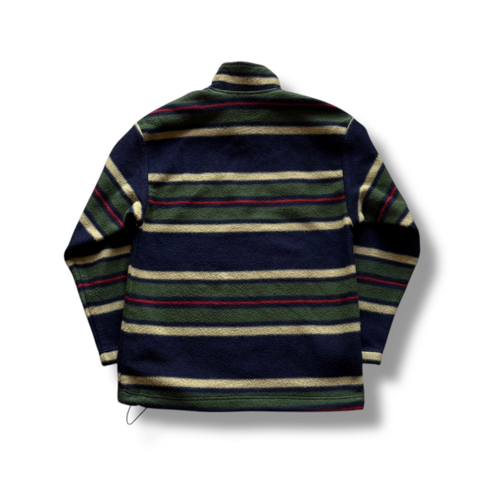 90s Eddie Bauer Border Pattern Halfzip Fleece エディバウアー 
