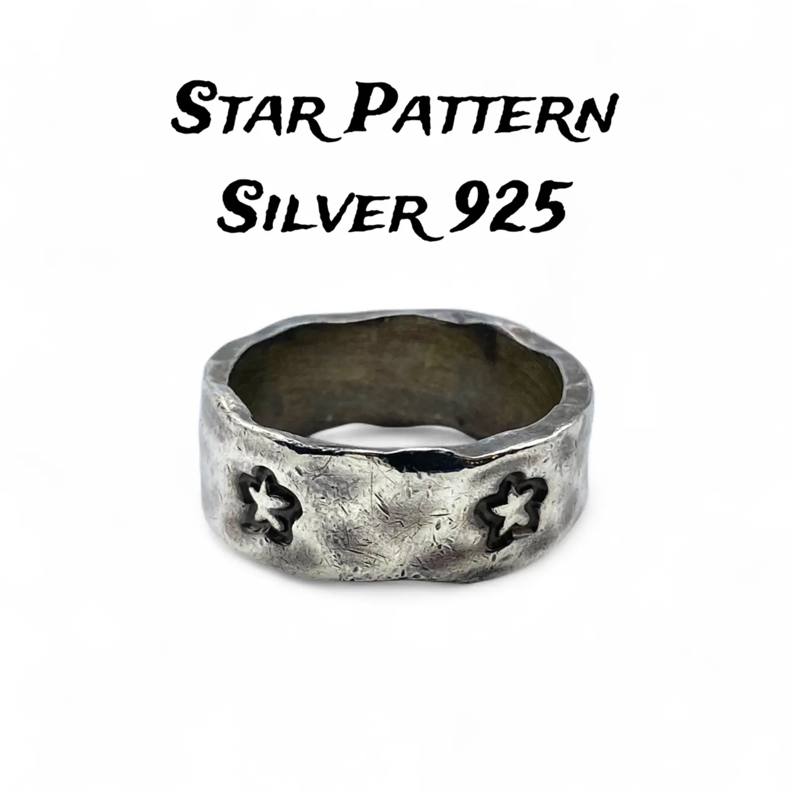 vintage versani 925 シルバーリング 13号程 vintage versani 925 シルバーリング 13号程