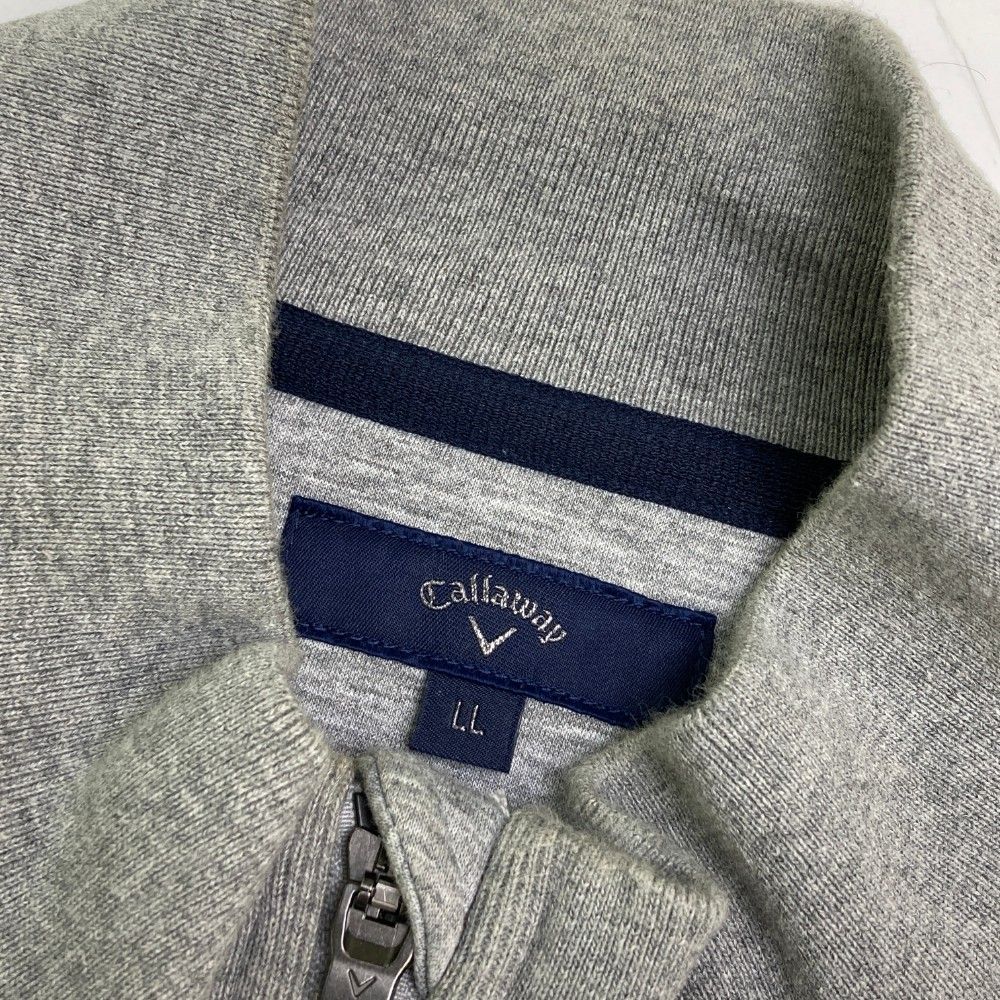 サイズ：LL CALLAWAY キャロウェイ ジップジャケット グレー系