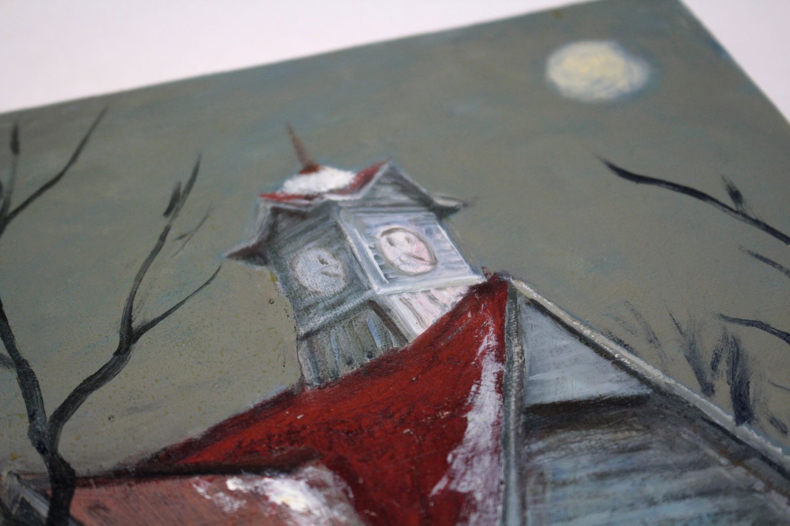 作家不明『時計台』油彩画【真作保証】 絵画 作家不明『時計台』油彩画【真作保証】 絵画 - メルカリ