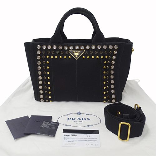 プラダ PRADA バッグ レディース ブランド トートバッグ カナパ ミニ ...