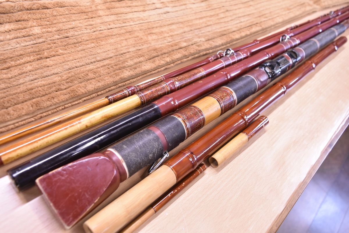 秘作 たきざわ作 瀧澤作 石鯛竿 3本半継 約5.73 m 和竿 イシダイ竿 イシダイ イシガキダイ 底物釣り 磯釣り 等に