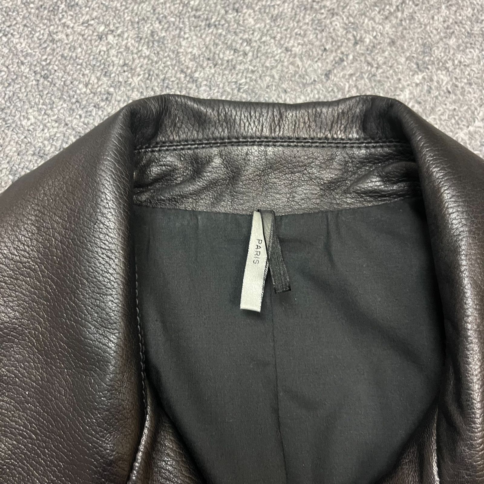 国内正規 Dior Homme ラムレザージャケット ダブルライダース