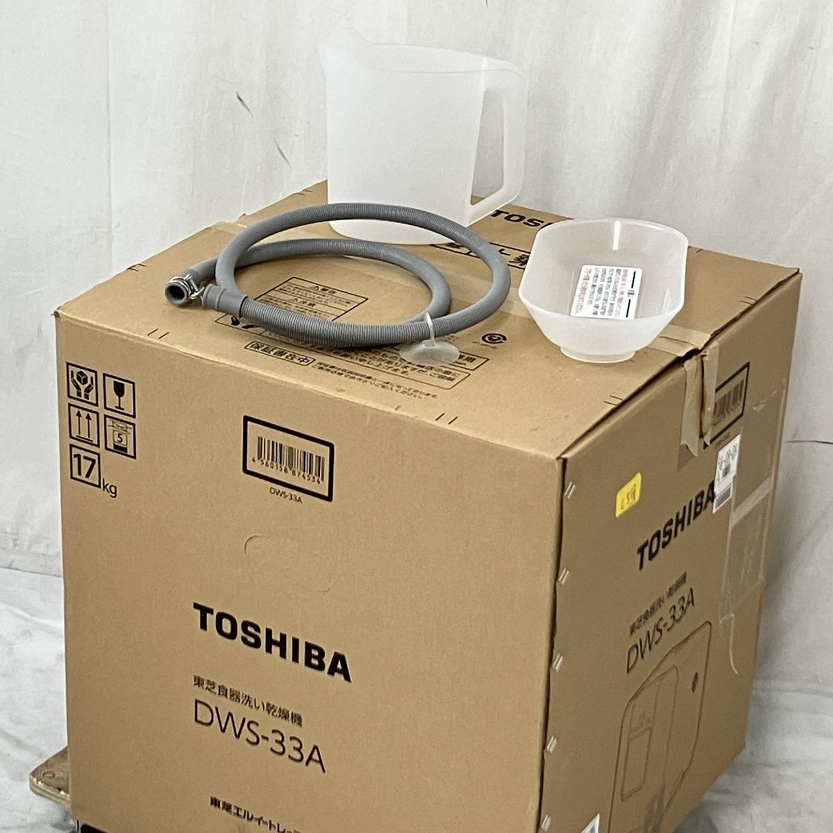 【動作確認】TOSHIBA DWS-33A 2022年製 食器洗い乾燥機 家庭用 食洗機 東芝 家電 N8948312