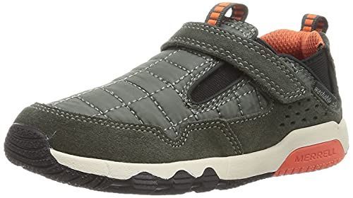 Olive/Orange_20.0 cm [メレル] スニーカー Free Roam Hut Moc キッズ Olive/Orange 20.0 cm