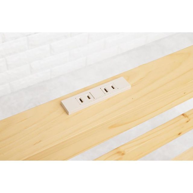 萩原 Hagihara MB-5108S-NA シングルベッド 新生活 インテリア 家具おしゃれ NEXPOTALLINN_EU