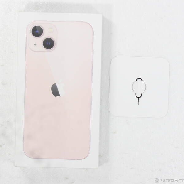 中古品〕 iPhone13 128GB ピンク MLNE3J／A SIMフリー【348】 128GB