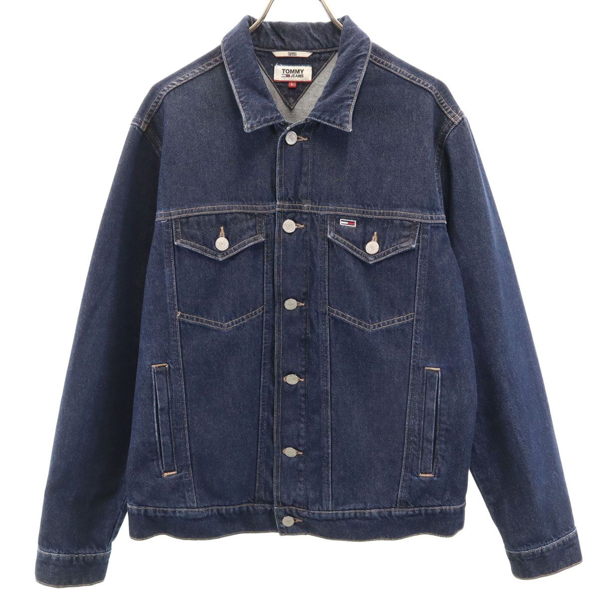 TOMMY JEANS トミージーンズ デニムジャケット L ネイビー ジージャン 