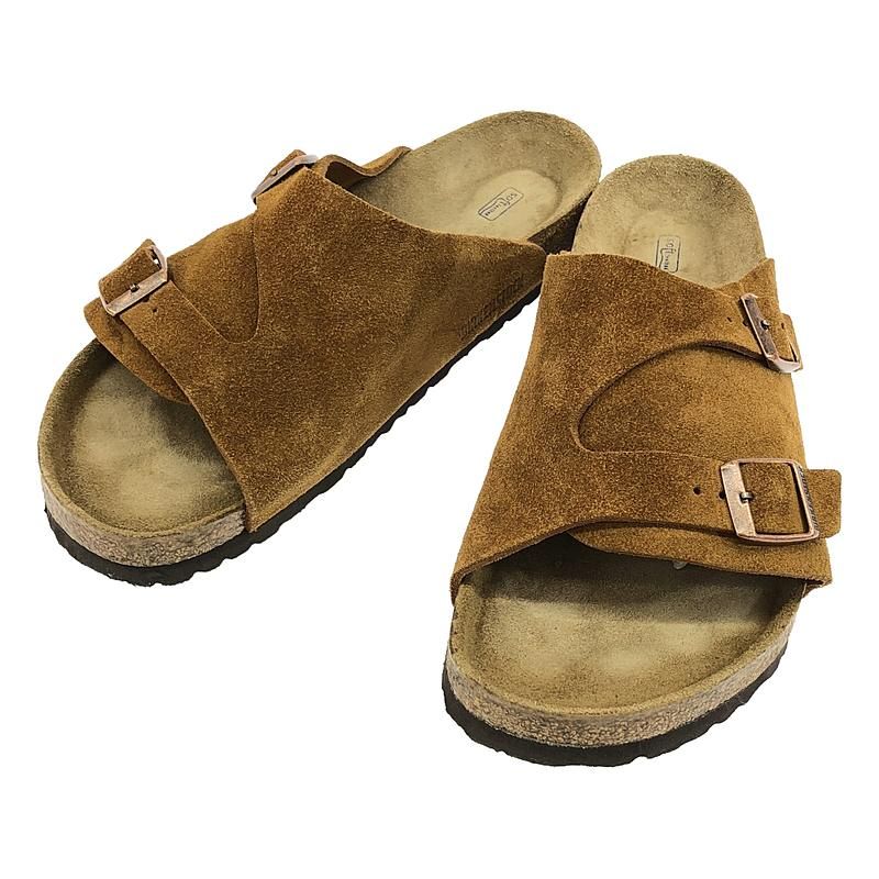 BIRKENSTOCK / ビルケンシュトック | Zurich Soft Footbed / チューリッヒ ソフトフットベッド スエード レザー サンダル シューズ | 42（27） | ブラウン | メンズ