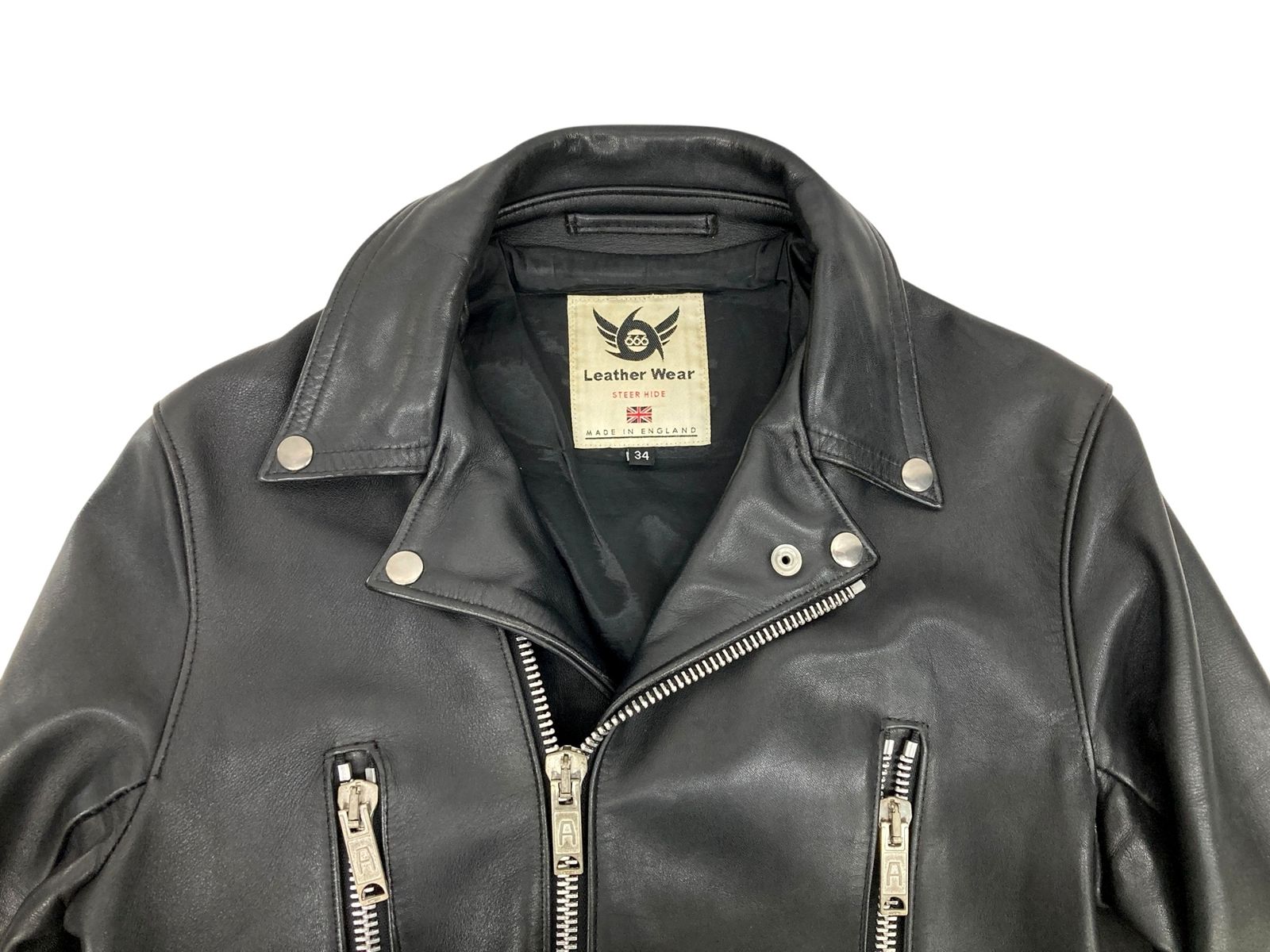 〈美品〉666 トリプルシックス ライダース　レザージャケット　レディース34 楽天市場】666トリプルシックス◇666 レディースタイトフィット