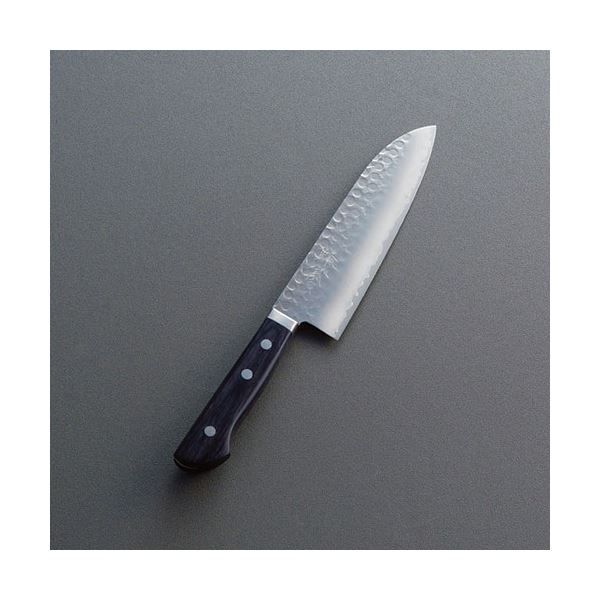 蜂屋作 V金ゴールド槌目三徳包丁 K50804464