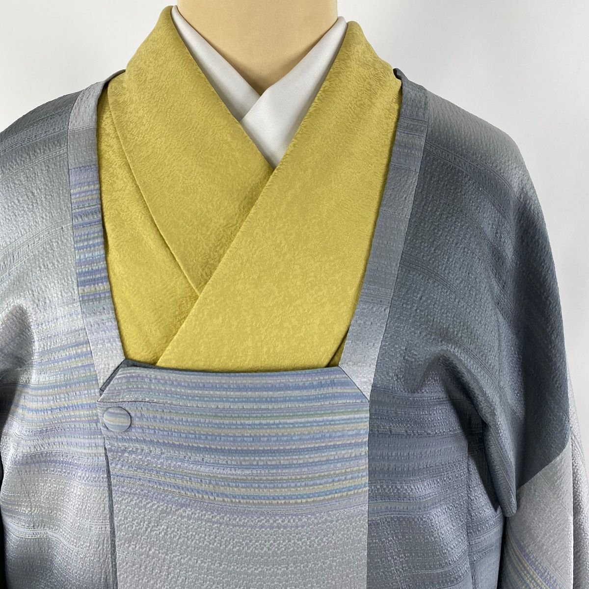 羽織 抽象模様 ベージュ お洒落 くすみカラー 着物 033a d 振舞い 