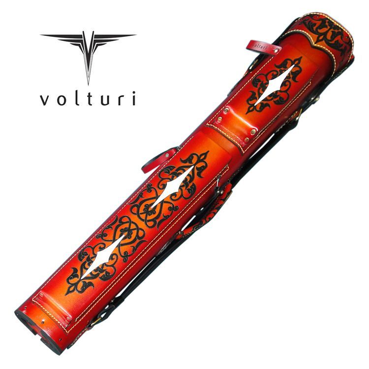 Volturi 1-42-48 ハンドメイドキューケース 4バット8シャフト レッド
