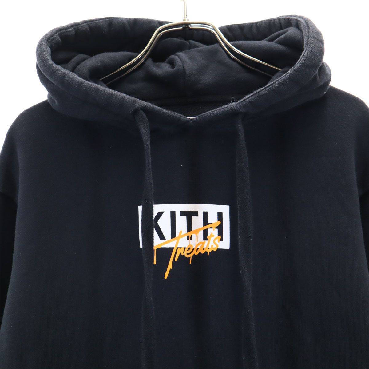 KITH キス 長袖 スウェットパーカー S ブラック系 裏起毛 メンズ 古着 