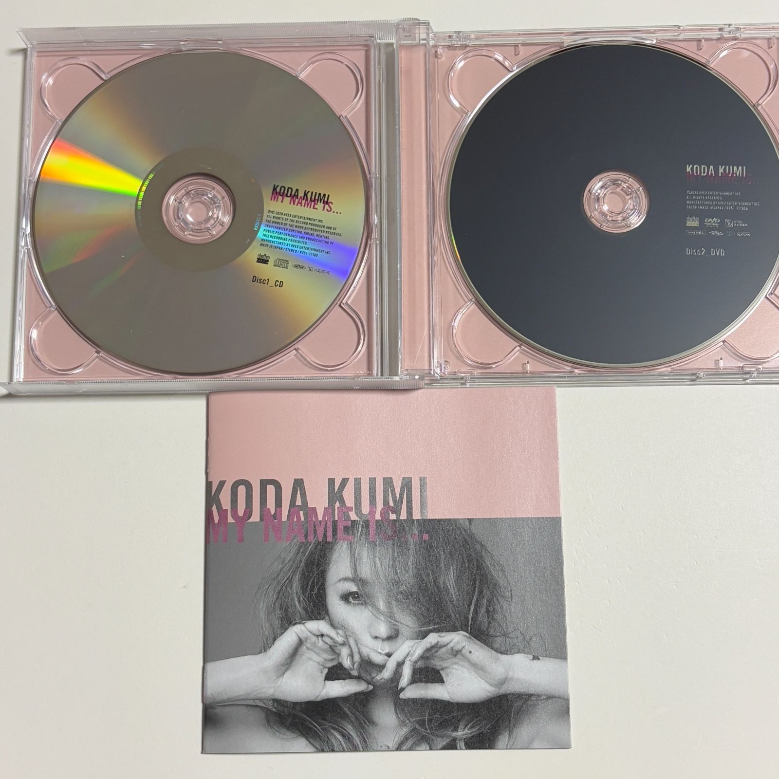 2枚組CD＋DVD 倖田來未『MY NAME IS (ファンクラブ限定盤