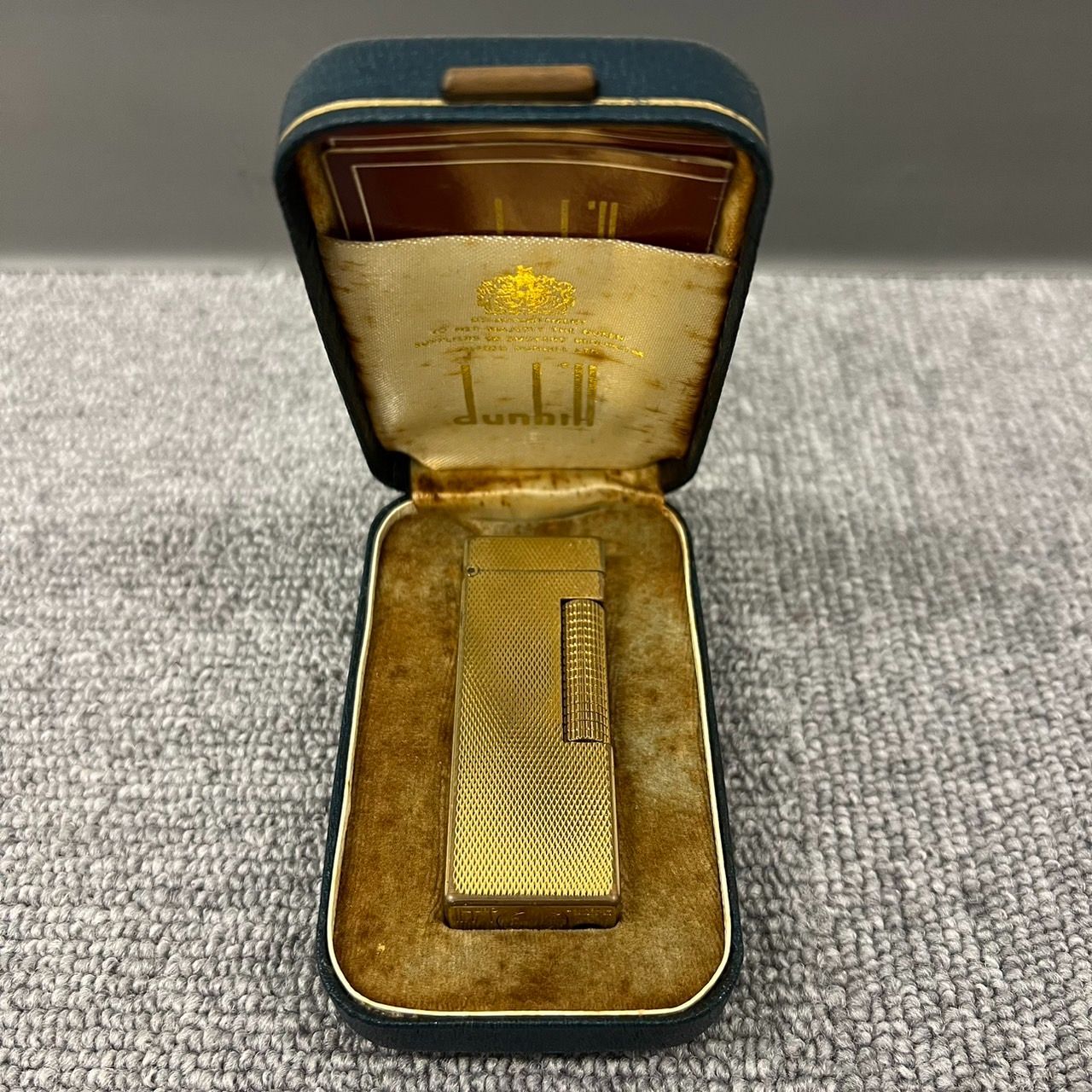 dunhill ダンヒル ◇ フリント 式 ガス ライター ◇ ネーム 入り 柄 A4 
