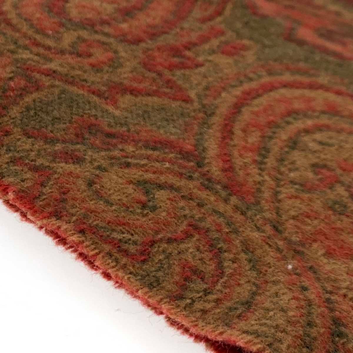 ETRO エトロ ストール 20135 ブラウン ペイズリー柄 Lin-Flax100