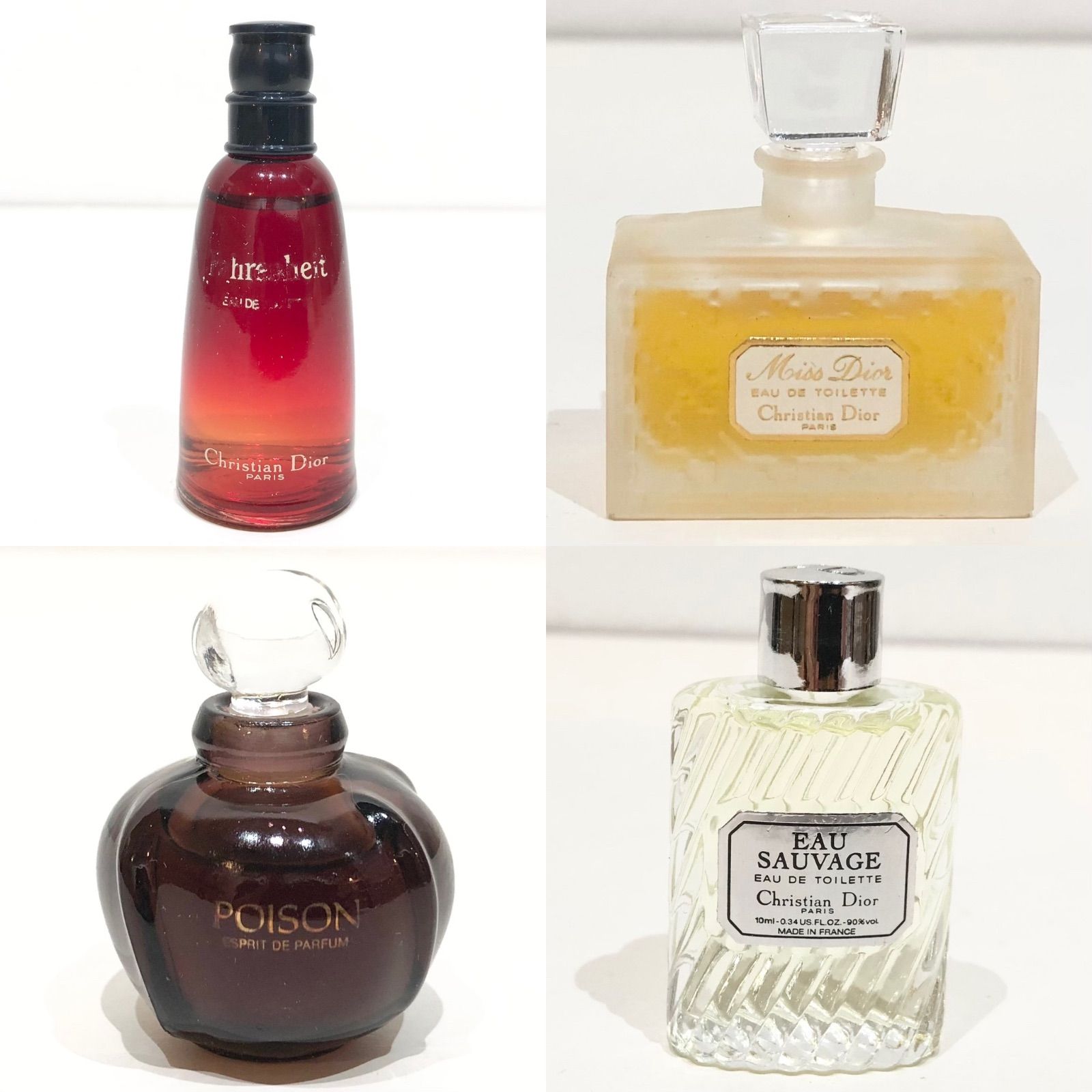 91697 クリスチャン ディオール ミニ 香水 4点セット Christian Dior