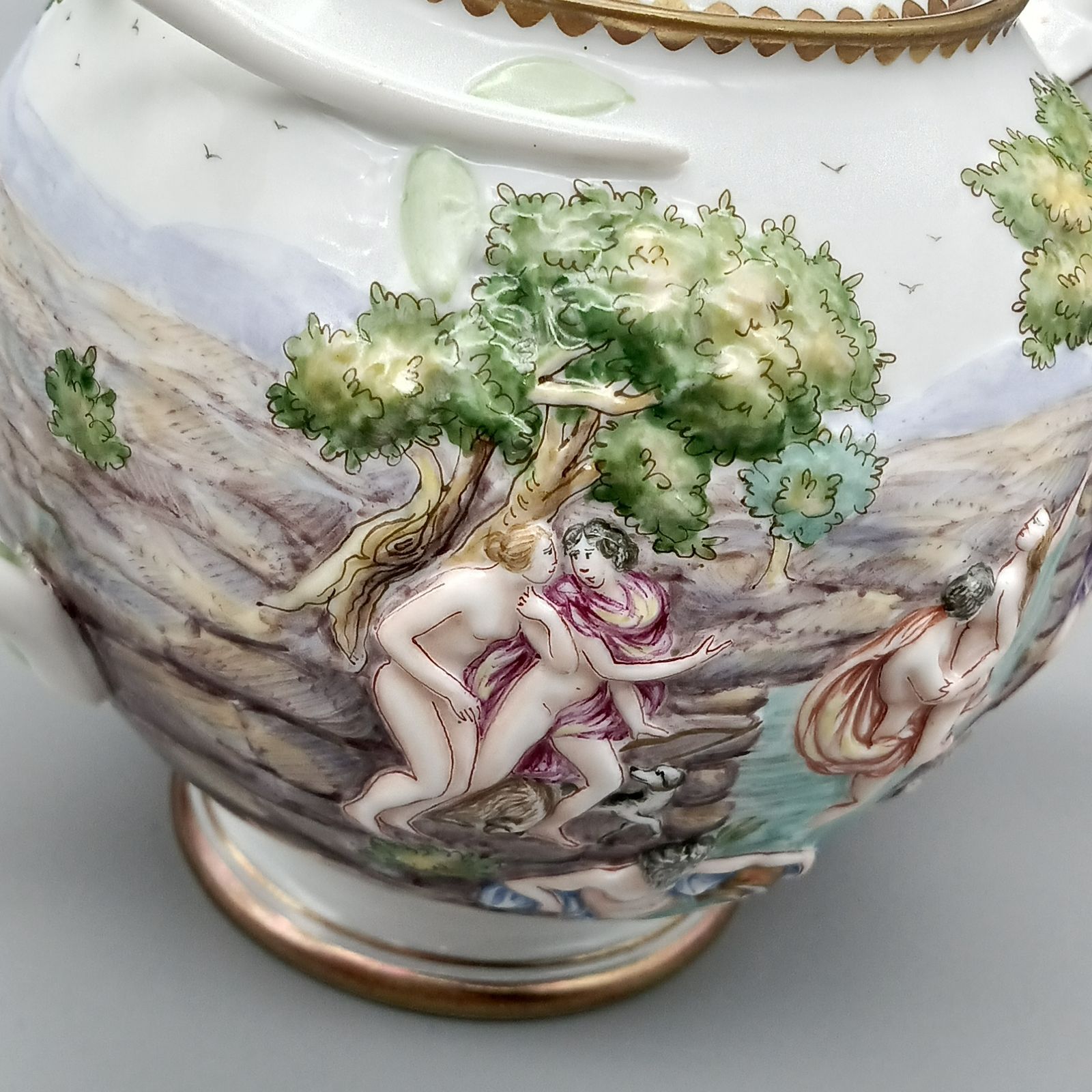 カポディモンテ ティーポット