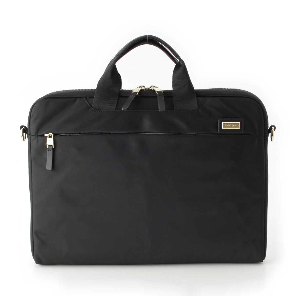 サムソナイト ナイロン 2WAY ブリーフケース バッグ ブラック【中古】