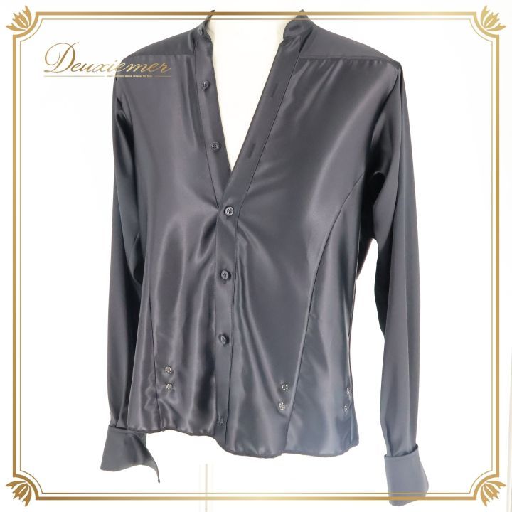 新品 タグ付き 【社交ダンス用衣装 日本製】タカダンス メンズインナー MS345 男女兼用ストレッチシャツ ｜タカダンス インナーパンツ付き