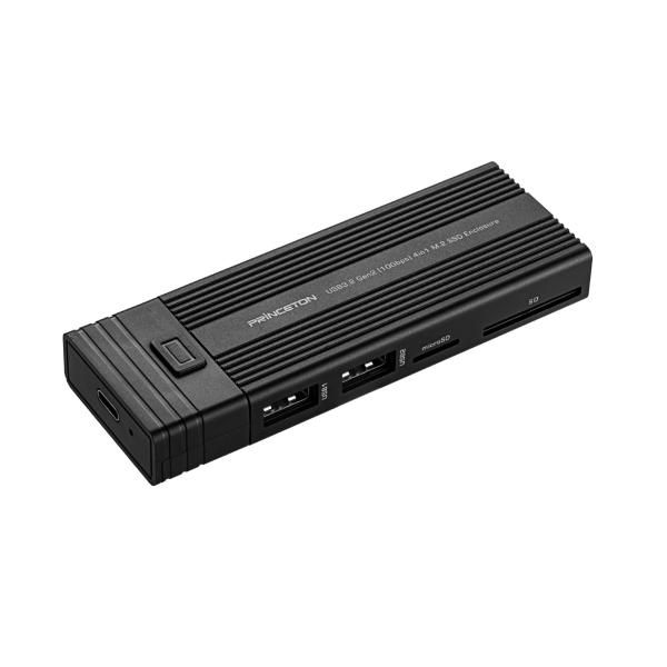 【新品・4営業日で発送】PRINCETON プリンストン プリンストン SSD 外付け 1TB USB3.2 Gen2 読出最大1060MB／s 4in1 カードリーダー機能付き (US...