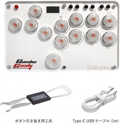one off コントローラー　アケコン　レバーレス 完成品）レバーレスコントローラー TYPE V3 | 即納商品