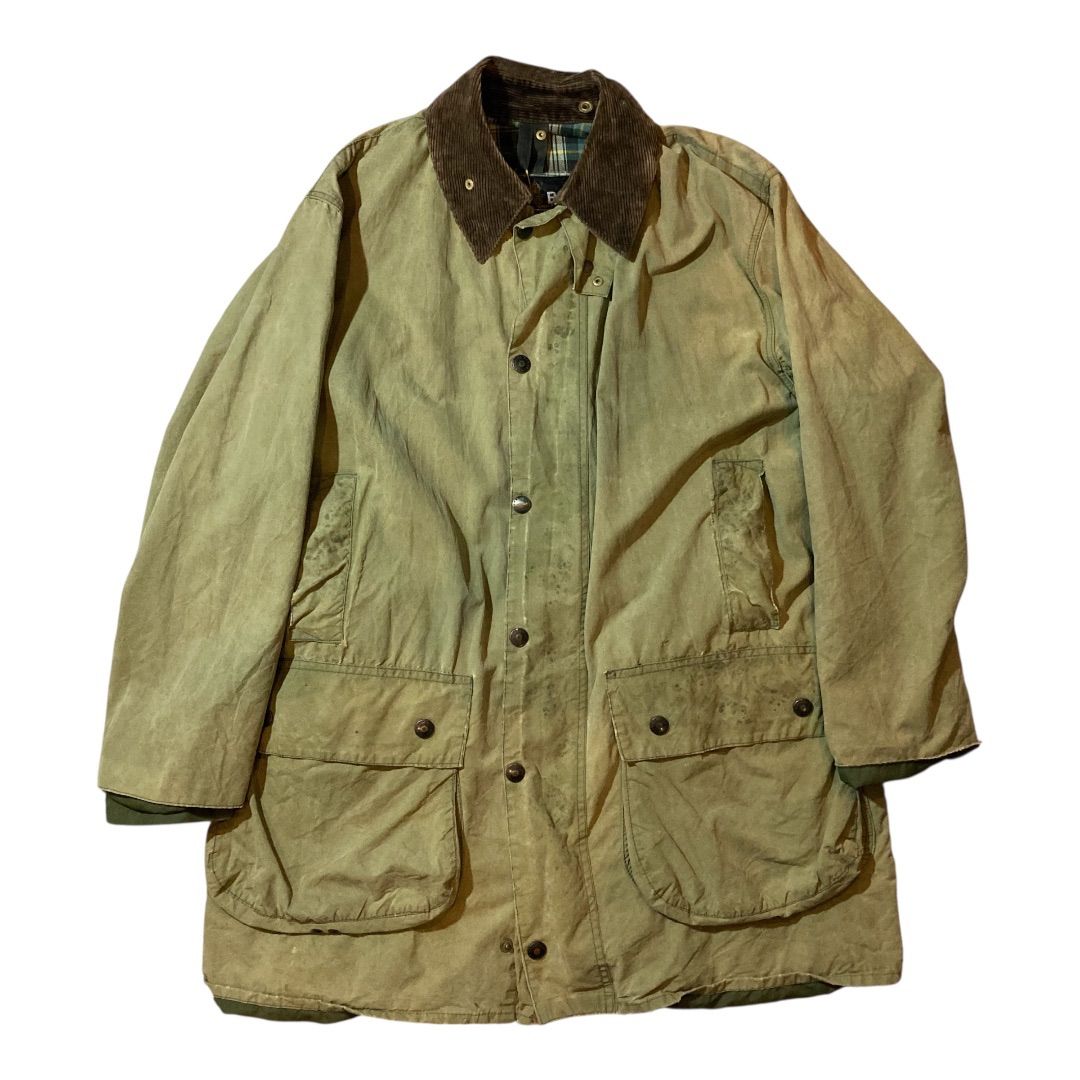 80s Barbour Border oil jacket バブアー ボーダー オイルジャケットD526