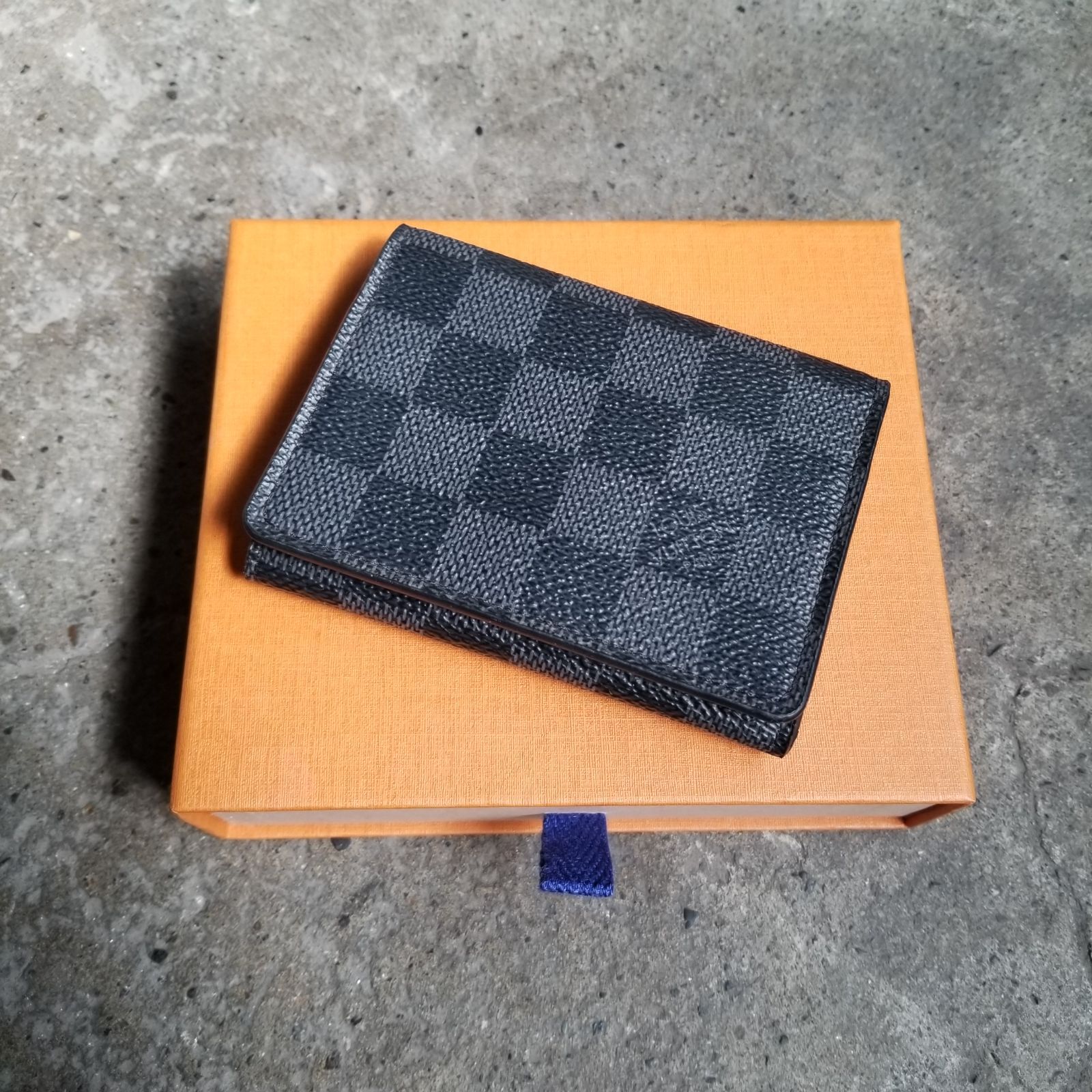 LOUIS VUITTON M63338 ダミエ グラフィット アンヴェロップカルトドゥヴィジット カードケース 名刺入れ ルイヴィトン