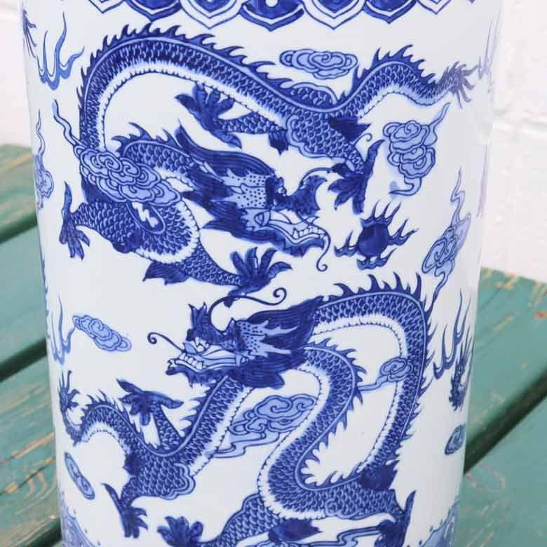 傘立て 龍 陶器 アンブレラスタンド 丸形 シノワズリ 傘立て 龍 陶器 アンブレラスタンド 丸形 シノワズリ - メルカリ