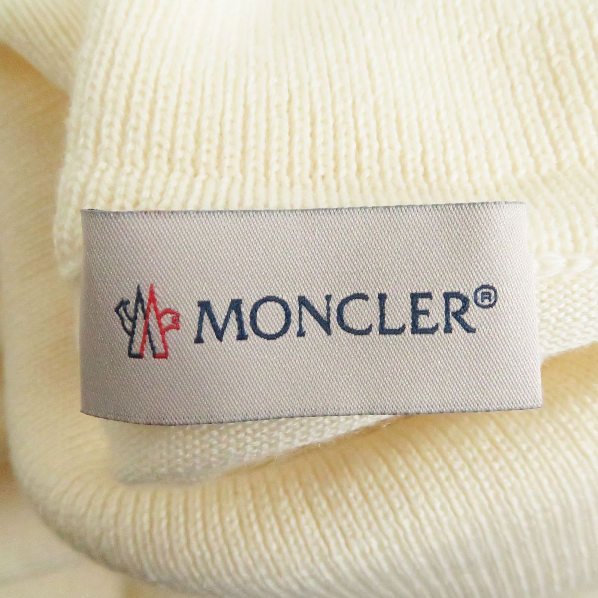 MONCLER●トリコロールセーター ワッペン付 モンクレール ニット XL