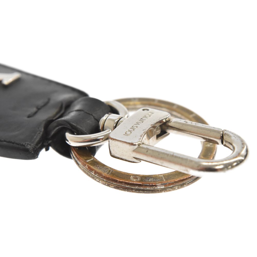 【良品】ルイヴィトン LV クロッシュ キーリング M68020 黒 レザー s-a18511-2.jpg