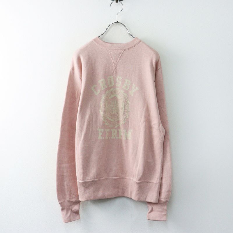 フォーティーファイブアール 45R スムースの908スウェット 3｜ピンク トップス 長袖 プルオーバー トレーナー 2400014623222