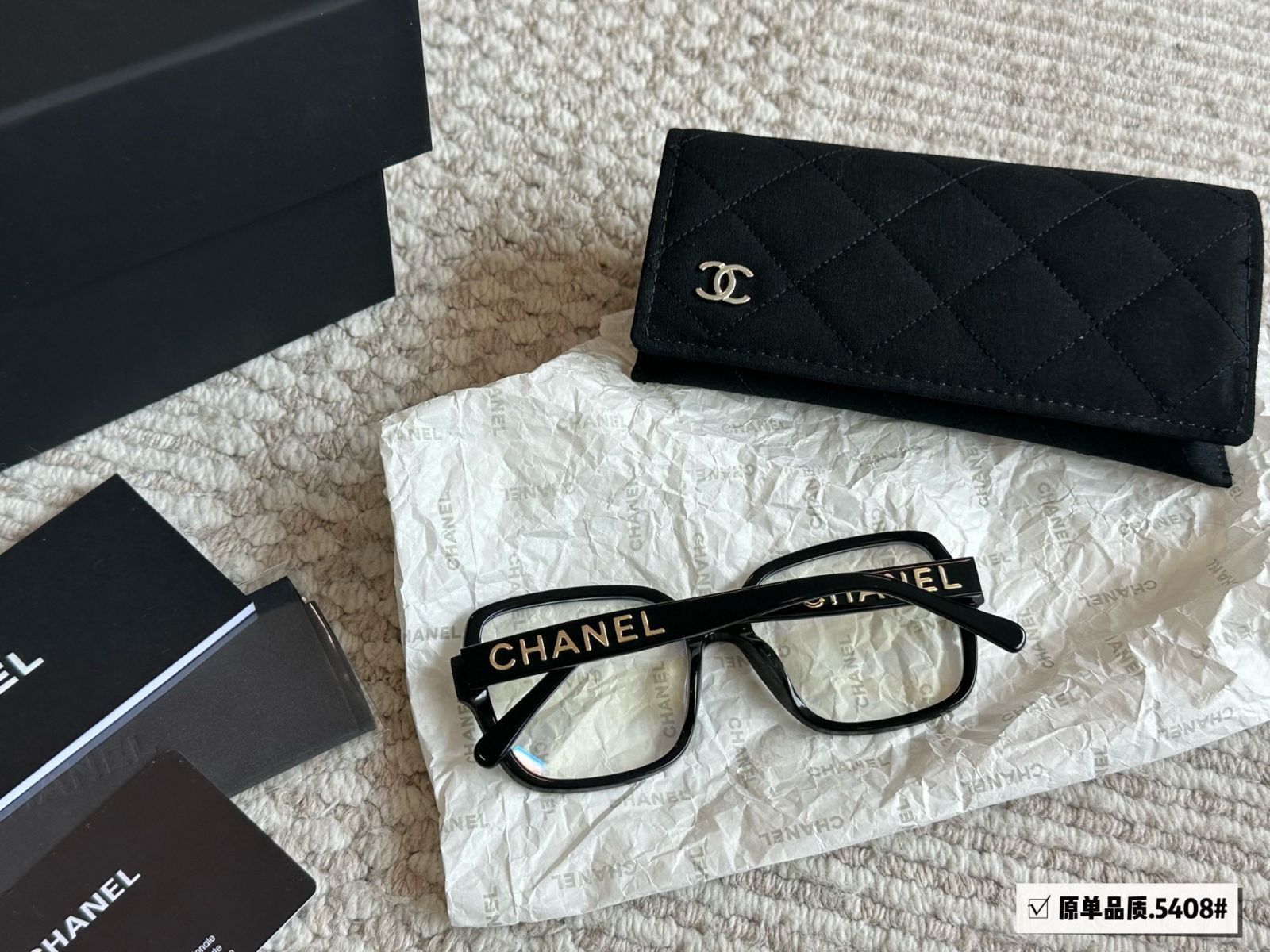 今日特価】Chanel 5408 スーパーラージフレームサングラス-MM