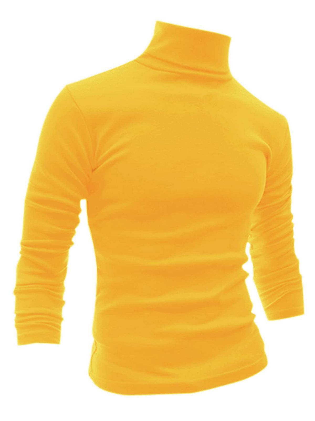 【特価商品】メンズ タートルネック Tシャツ ハイネック K] カットソー 長袖 無地 [Allegra 薄手 ストレッチ カジュアル