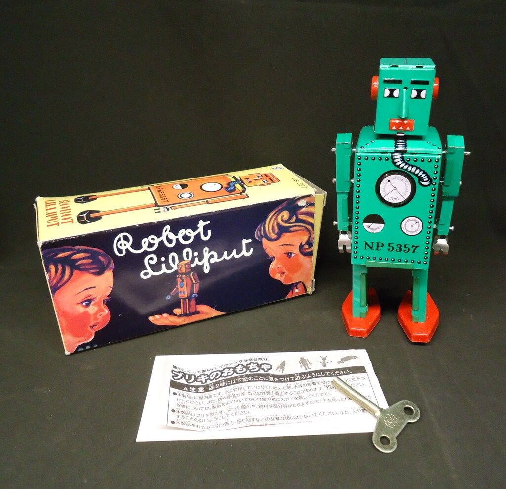 ☆ROBOT◇LILLIPUT☆リリパット◇復刻版◇4種セット◇ブリキロボット